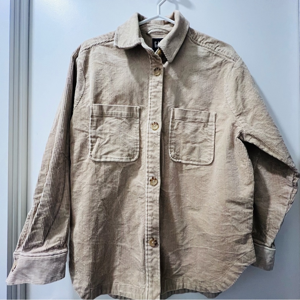 Gap Oversized Corduroy Button Up